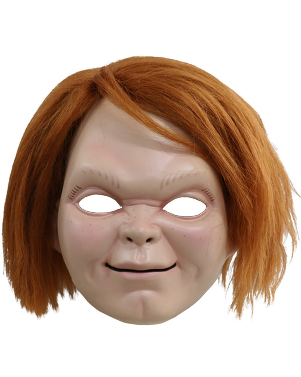 Curse of Chucky Plastic Chucky Mask with Hair