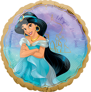 45cm Standard HX Aladdin Jasmine Once Upon A Time Balloon