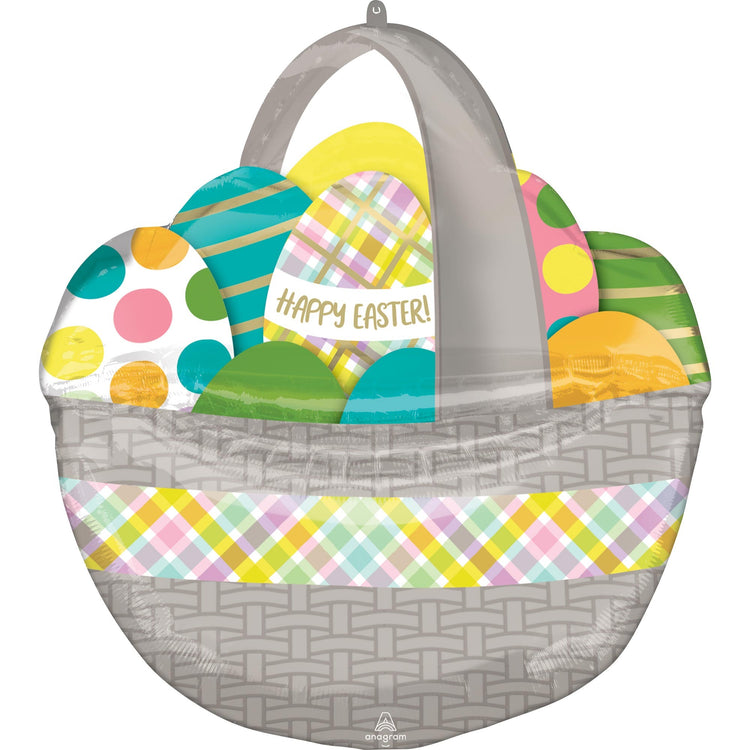 SuperShape XL Easter Egg Basket Balloon