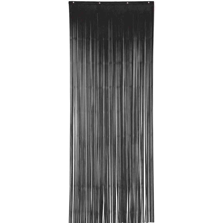 Metallic Curtain Black 2.4m
