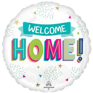 45cm Standard HX Welcome Home Foil Balloon