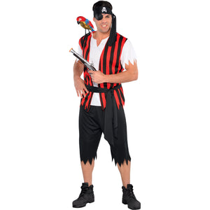 Ahoy Matey Pirate Mens Costume Size Standard