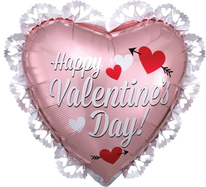 SuperShape XL Happy Valentine's Day Rose Gold Intricates P30