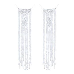 A Touch of Pampas Chair Decorations  Macrame Pack of 2