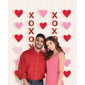 Valentines XOXO Hanging String Decorations