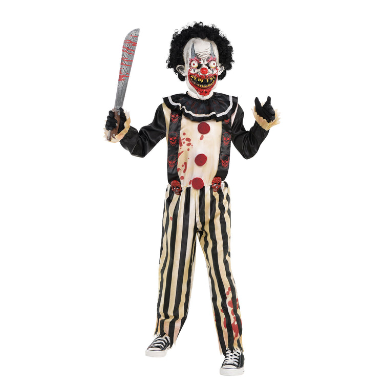 Slasher Clown Boys Costume 8-10 Years