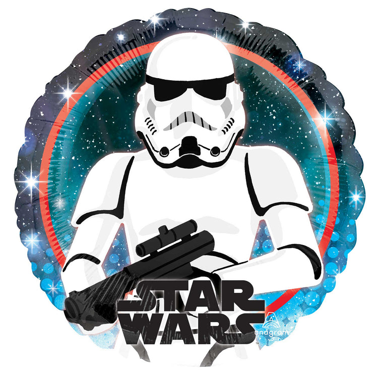 45cm Standard HX Star Wars Galaxy Stormtrooper Balloon