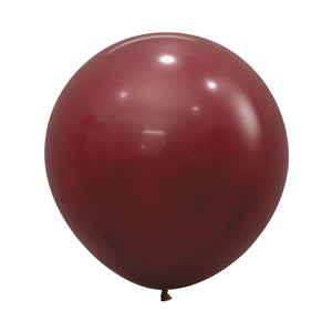 Sempertex 60cm Fashion Merlot Latex Balloons 018 10PK
