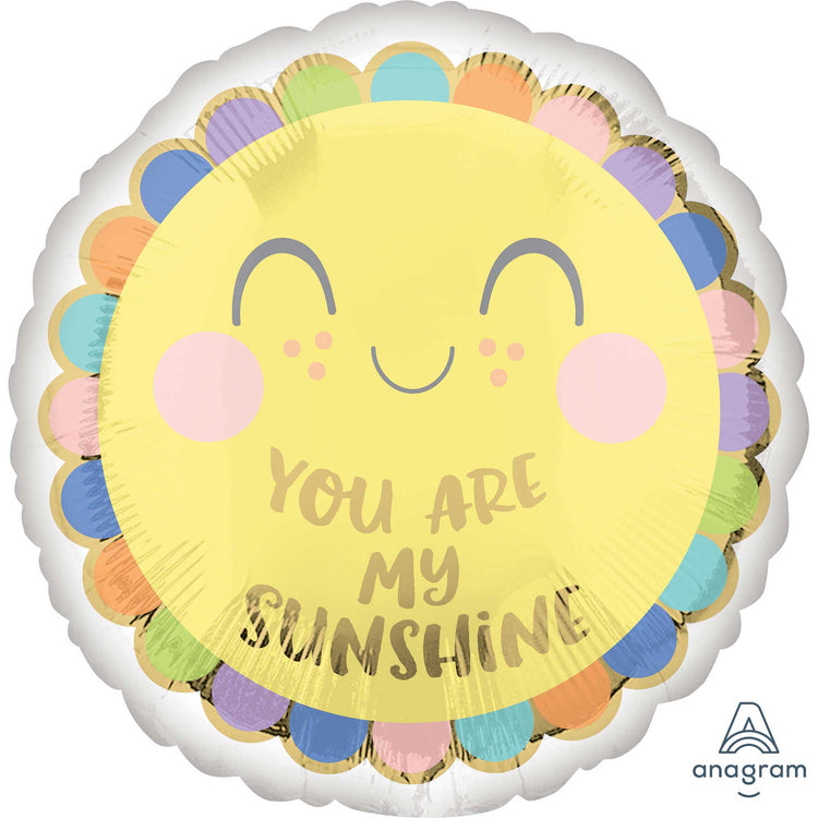 45cm Standard HX Sweet Baby You Are My Sunshine Balloon