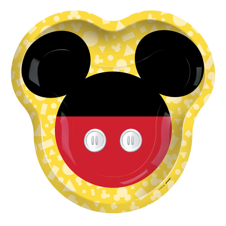 Mickey Mouse Forever Shaped Paper Plates Pack of 8