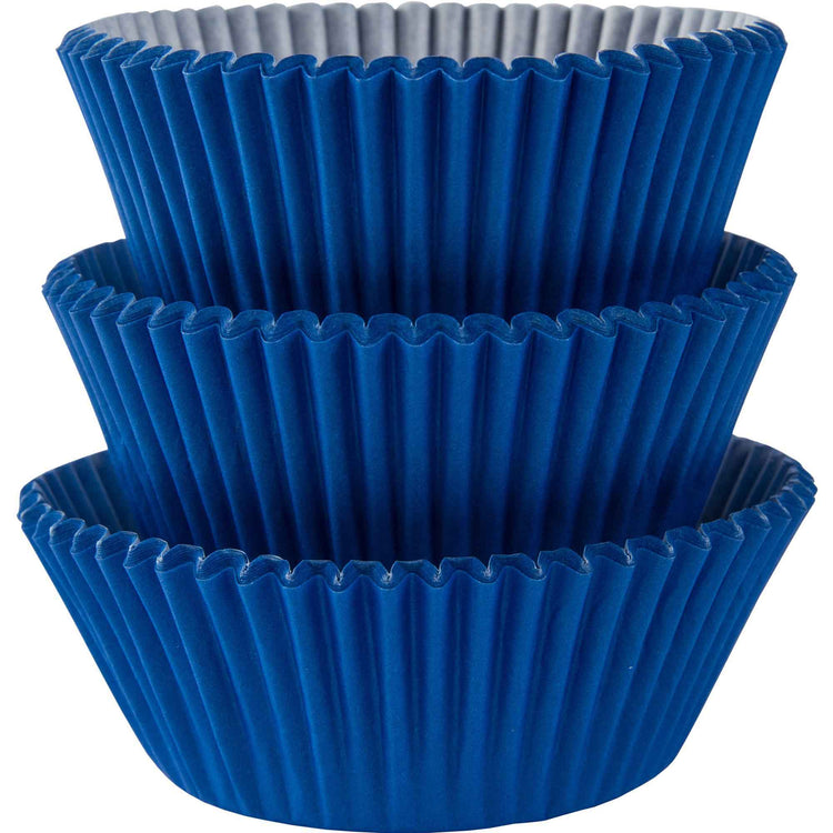 Cupcake Cases Bright Royal Blue Pack of 75