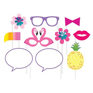 Pineapple N Friends Photo Booth Props Assorted Designs Pack of 10