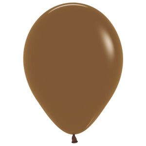 Fashion Coffee Brown 30cm Latex Balloons Pack of 50