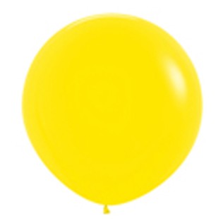 Sempertex 90cm Fashion Yellow Latex Balloons 020 2PK Pack of 2