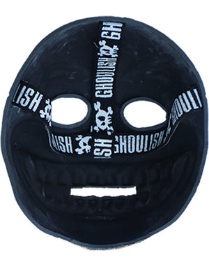 Danger Smiley Glow in the Dark Deluxe Half Mask