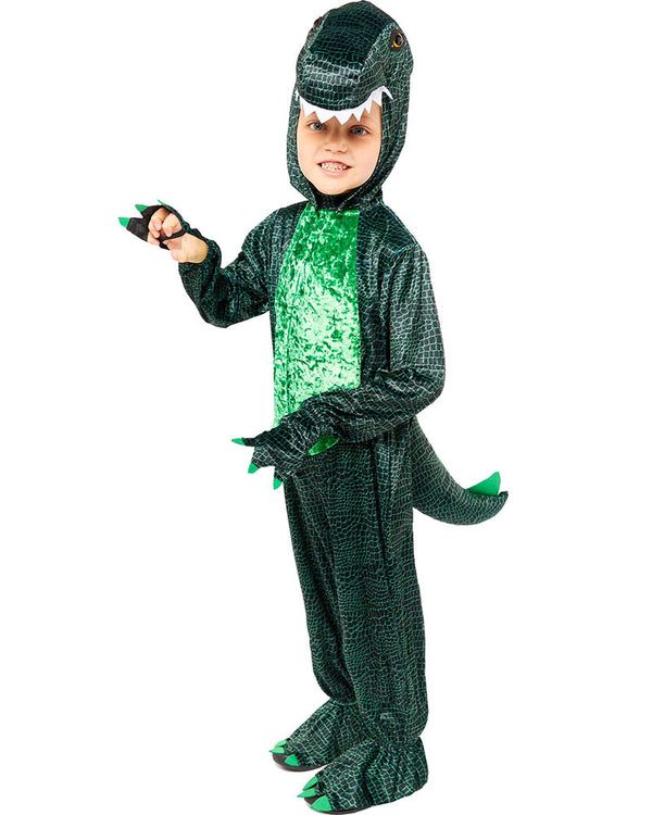 Dark Dinosaur Kids Costume