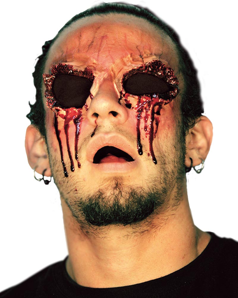 Dark Light Gouged Out Eyes Luxury FX Appliance Transfer Prosthetic Wound
