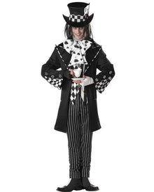 Dark Mad Hatter Mens Halloween Costume
