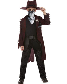 Dark Spirit Western Cowboy Deluxe Boys Halloween Costume