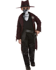 Dark Spirit Western Cowboy Deluxe Boys Halloween Costume