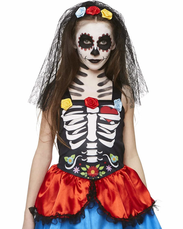 Day of Dead Girls Costume