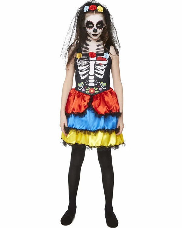 Day of Dead Girls Costume
