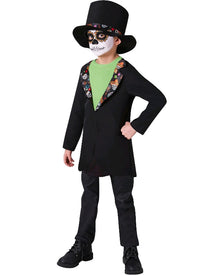 Day of the Dead Sugar Skull Boys Halloween Costume