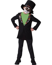 Day of the Dead Sugar Skull Boys Halloween Costume