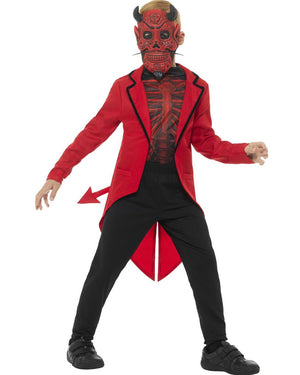Day of the Dead Devil Deluxe Boys Costume