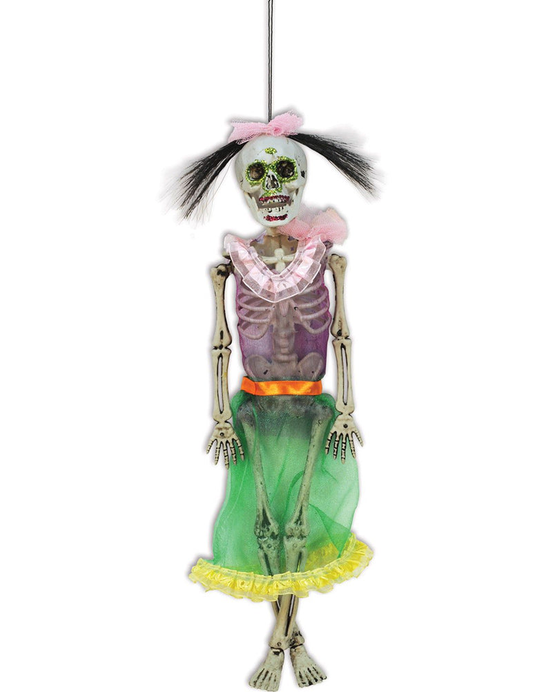 Day of the Dead Female Skeleton Prop 43cm
