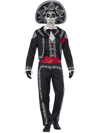 Day of the Dead Senor Bones Mens Halloween Costume