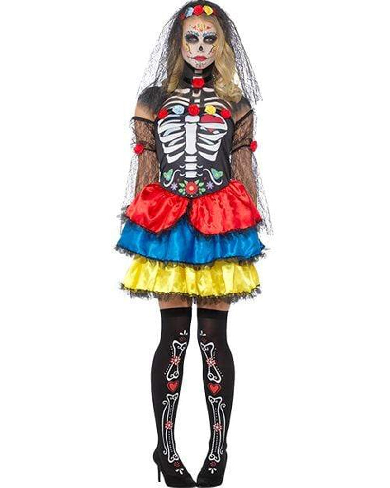 Day of the Dead Pretty Senorita Womens Costume