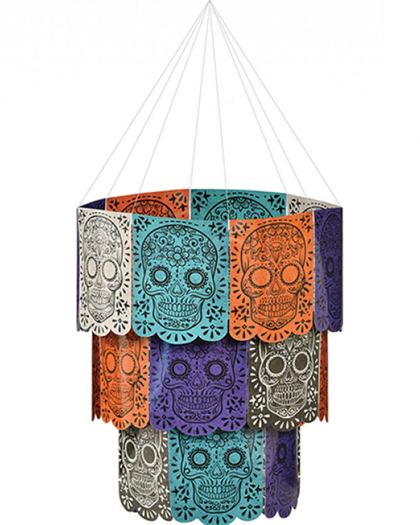 Day of the Dead Sugar Skull Chandelier