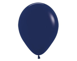Sempertex 30cm Fashion Navy Blue Latex Balloons 044 100PK Pack of 100