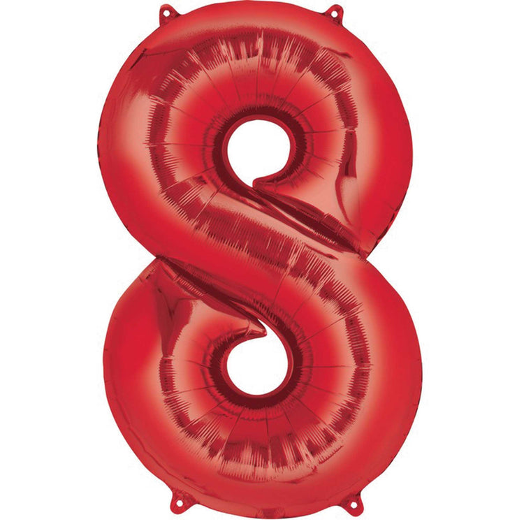 SuperShape Red Numeral 8.  L34