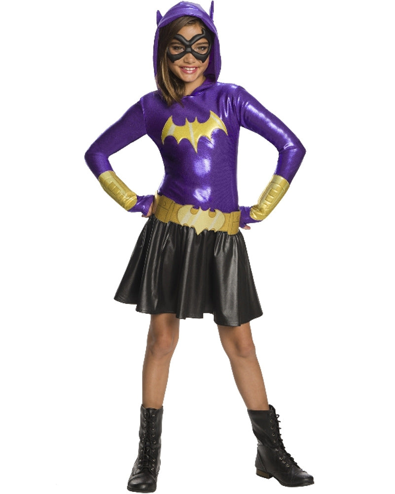 DC Super Hero Girls Batgirl Hoodie Dress Girls Costume