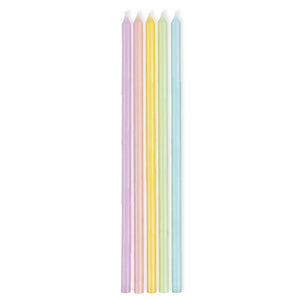 Pastel Taper Candles Pack of 10