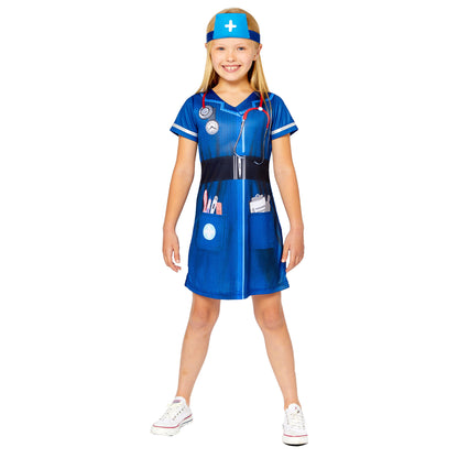 Sustainable Nurse Girls Costume 8-10 Years