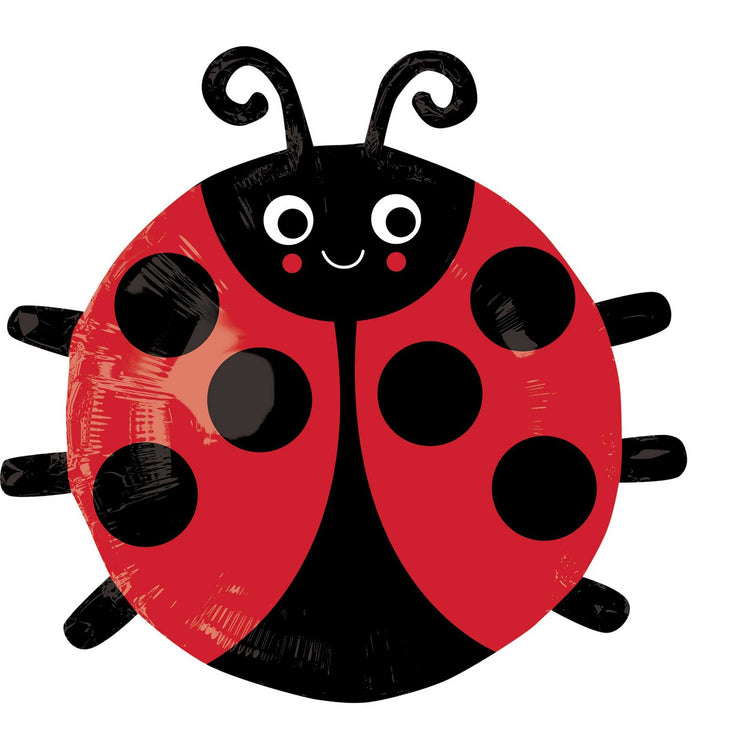 Junior Shape XL Happy Ladybug Balloon