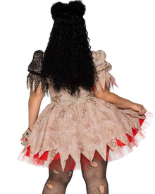 Deadly Voodoo Doll Womens Plus Size Halloween Costume