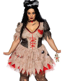 Deadly Voodoo Doll Womens Plus Size Halloween Costume