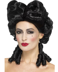 Deluxe Baroque Black Wig
