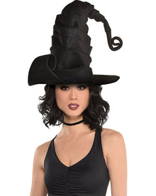 Deluxe Crinkle Witch Hat For Halloween