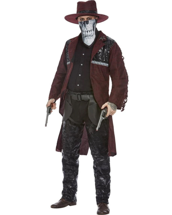 Deluxe Dark Spirit Western Cowboy Mens Costume