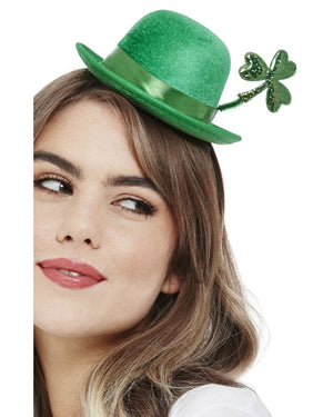 Deluxe Paddys Day Mini Bowler Hat