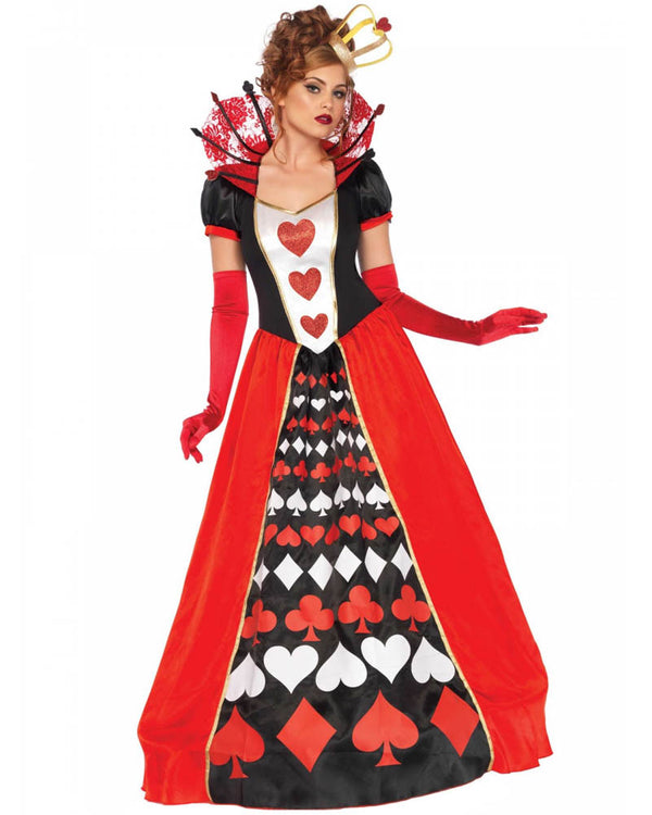 Deluxe Queen of Hearts Womens Costume