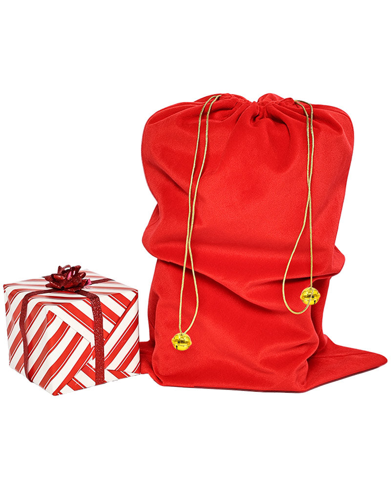 Complete Velour Santa Plus Size Suit and Accessory Bundle