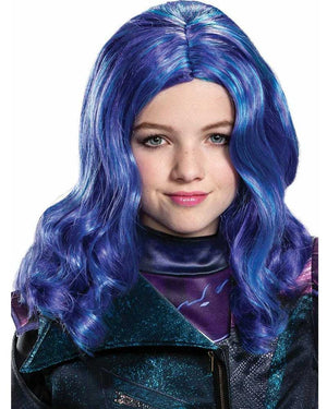 Descendants 3 Mal Long Purple Kids Wig