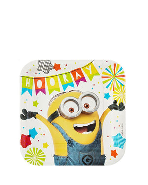Despicable Me 23cm Paper Plates Pack of 8