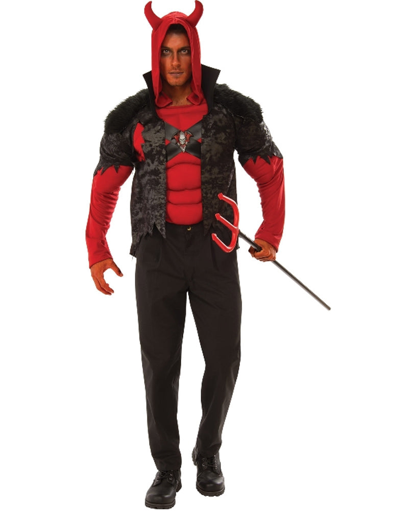 Devil Muscle Chest Mens Costume